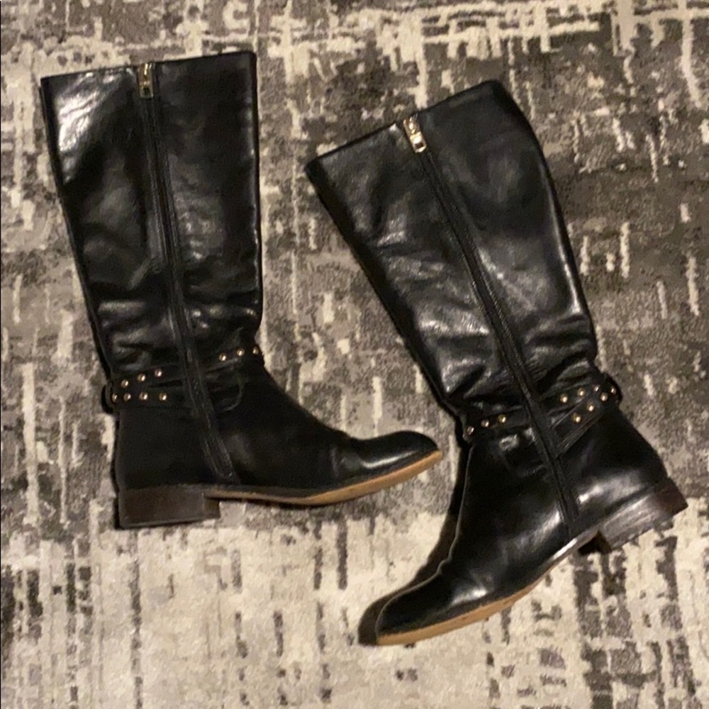 Coach Tall Black Boots - Size 7 - Picture 5 of 8